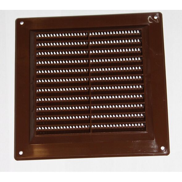 GRILLE VENTILATION 150X150, BROWN