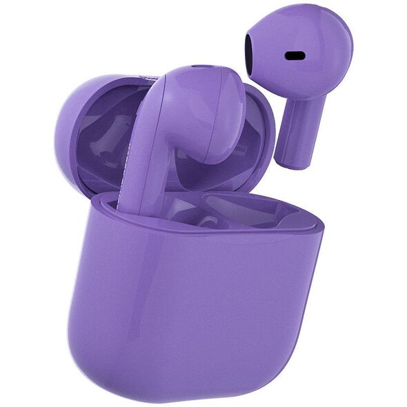 Happy Plugs Joy earbuds, lilac