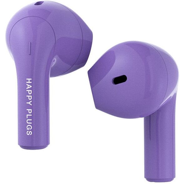 Happy Plugs Joy earbuds, lilac