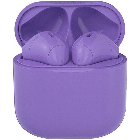 Happy Plugs Joy earbuds, lilac