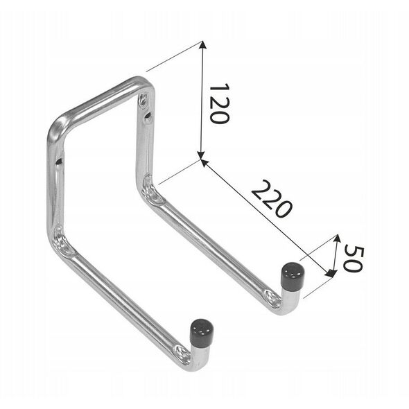 HOOK H2U220 120X220X50MM 5824