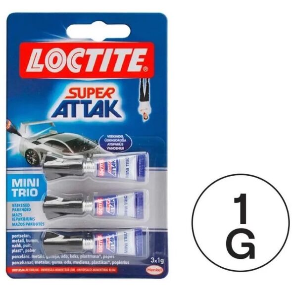 GLUE LOCTITE SUPER BOND MINI TRIO 3G