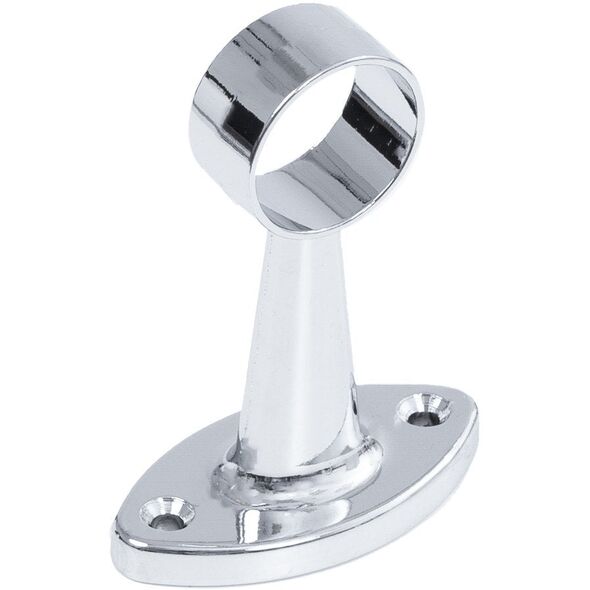 TUBE HANGER D25.SCREW. CHROME PLATED