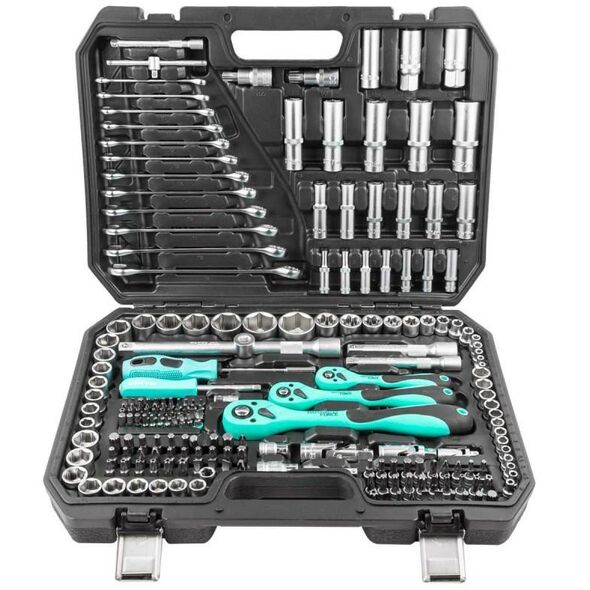Σετ εργαλείων 218 τεμ. 1/4", 3/8" και 1/2" (4-32mm) (εξάγωνο)