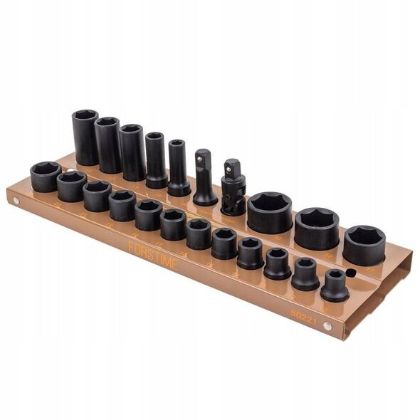 Σετ καρυδάκια κρούσης 1/2" 22τεμ. (10-32mm) (6-γωνιακά)
