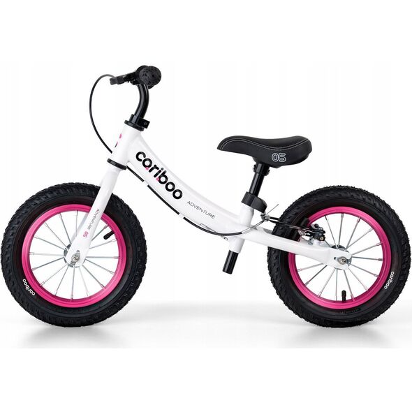 Ποδήλατο Ισορροπίας CARIBOO ADVENTURE WHITE-PINK CA-AV-WP