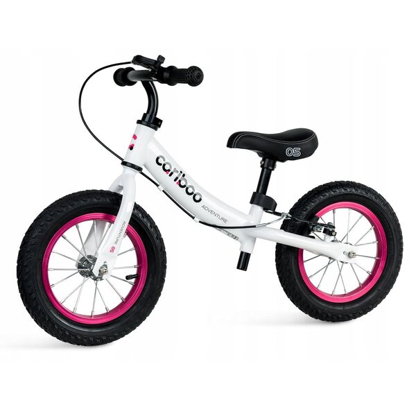 Ποδήλατο Ισορροπίας CARIBOO ADVENTURE WHITE-PINK CA-AV-WP