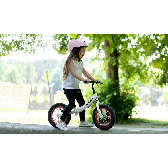 Ποδήλατο Ισορροπίας CARIBOO ADVENTURE WHITE-PINK CA-AV-WP
