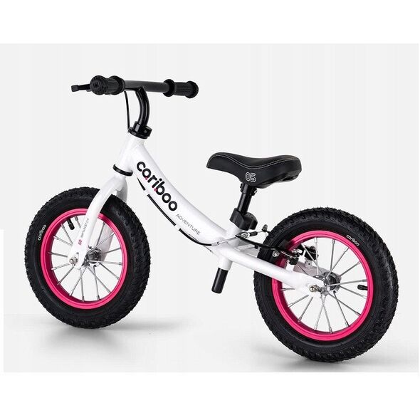 Ποδήλατο Ισορροπίας CARIBOO ADVENTURE WHITE-PINK CA-AV-WP