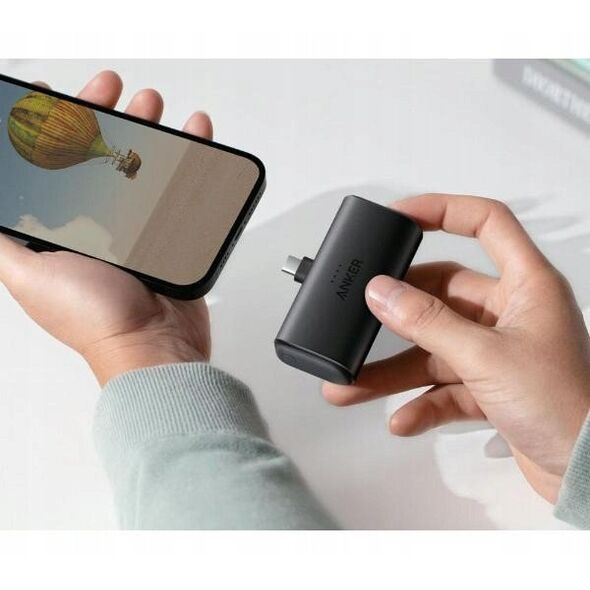 Anker Nano - Powerbank - 5000 mAh - 22.5 Watt - 3 A (24 pin USB-C) - Schwarzer Stein