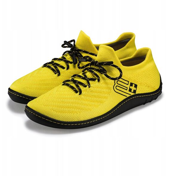 Γυναικεία παπούτσια BAREFOOT MERINO λεμονί/μαύρο 40