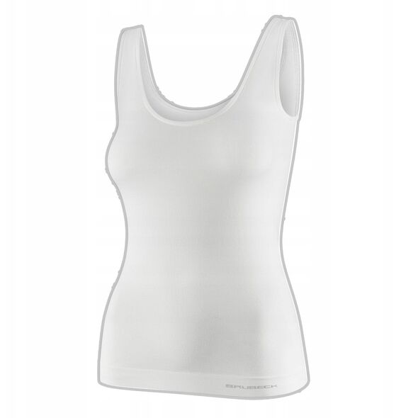 Γυναικεία μπλούζα χωρίς μανίκια COMFORT MERINO κρεμ L