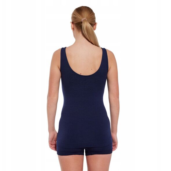 Γυναικείο αμάνικο μπλουζάκι COMFORT MERINO μπλε L