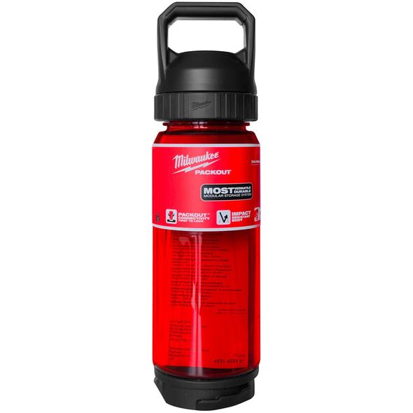 MILWAUKEE PACKOUT ΠΛΑΣΤΙΚΟ ΜΠΟΥΚΑΛΙ 740ml ΚΟΚΚΙΝΟ