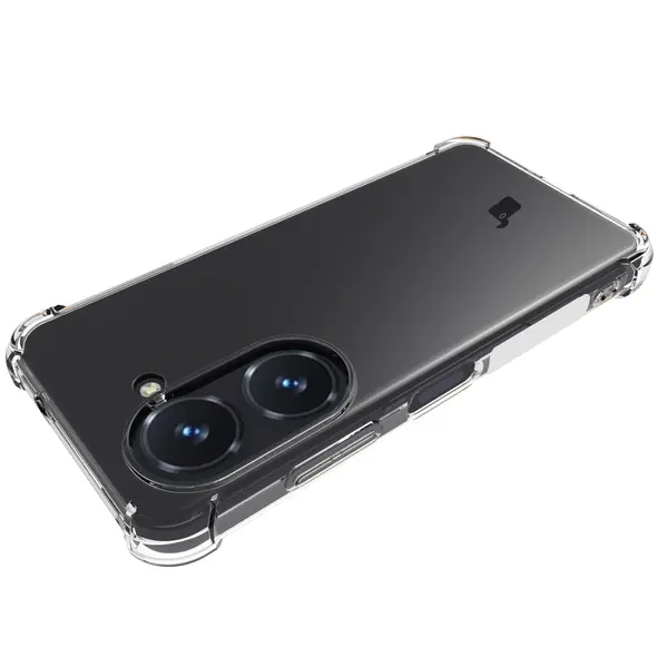 Etui + 2x szkło na ekran + obiektyw Bizon Case Clear Pack do Asus Zenfone 10 przezroczyste