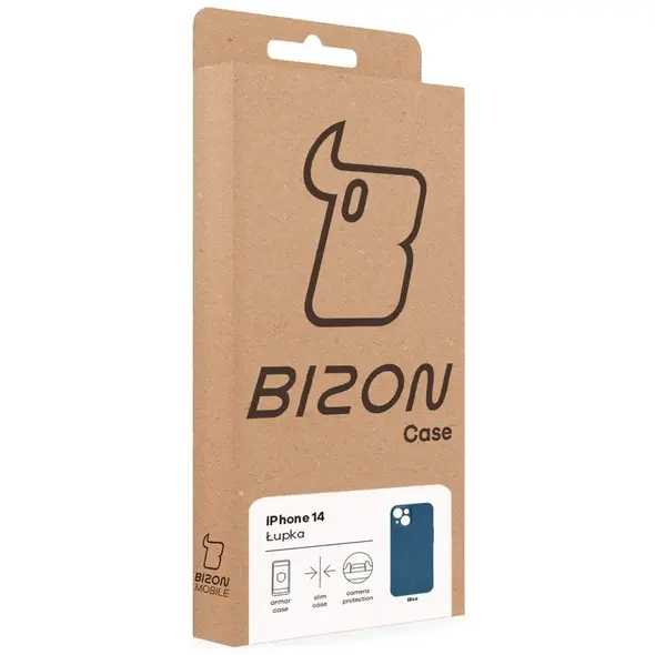 Etui Bizon Case Łupka do Apple iPhone 14 niebieskie