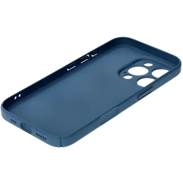 Etui Bizon Case Łupka do Apple iPhone 16 Pro niebieskie