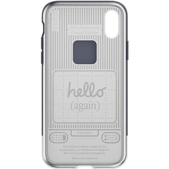 Spigen CLASSIC ONE IPHONE X GRAFITOWY (057CS23197)