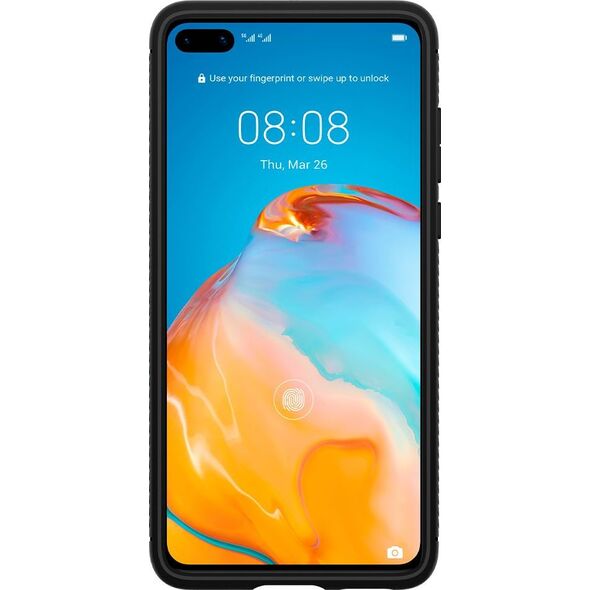 Spigen SPIGEN RUGGED ARMOR HUAWEI P40 BLACK