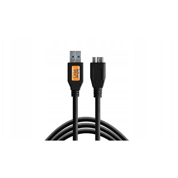 Tether Tools Pro USB 3.0 Micro-B 4,6m μπλε