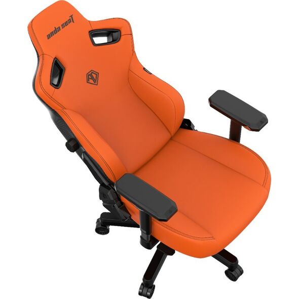 Fotel Anda Seat Fotel gamingowy skórzany Anda Seat Kaiser 3 L pomarańczowy obrotowy