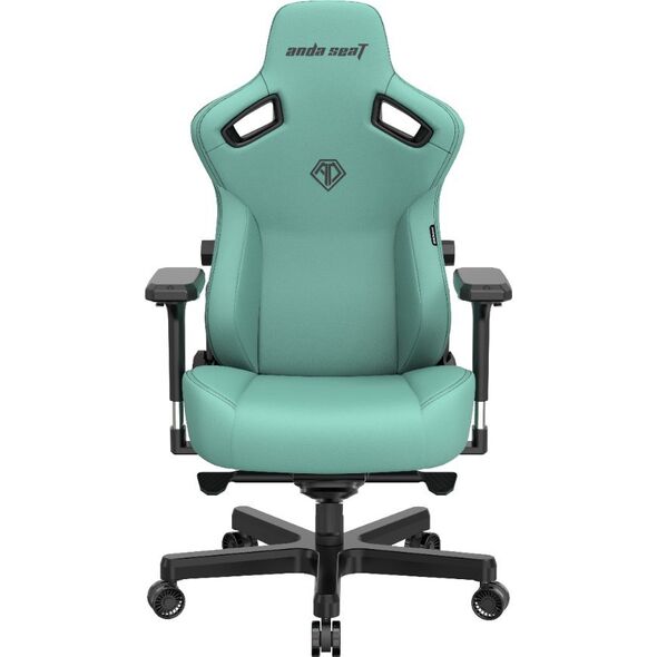 Fotel Anda Seat Fotel gamingowy skórzany Anda Seat Kaiser 3 XL zielony obrotowy