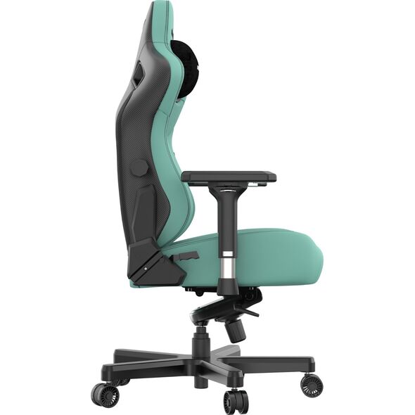 Fotel Anda Seat Fotel gamingowy skórzany Anda Seat Kaiser 3 XL zielony obrotowy