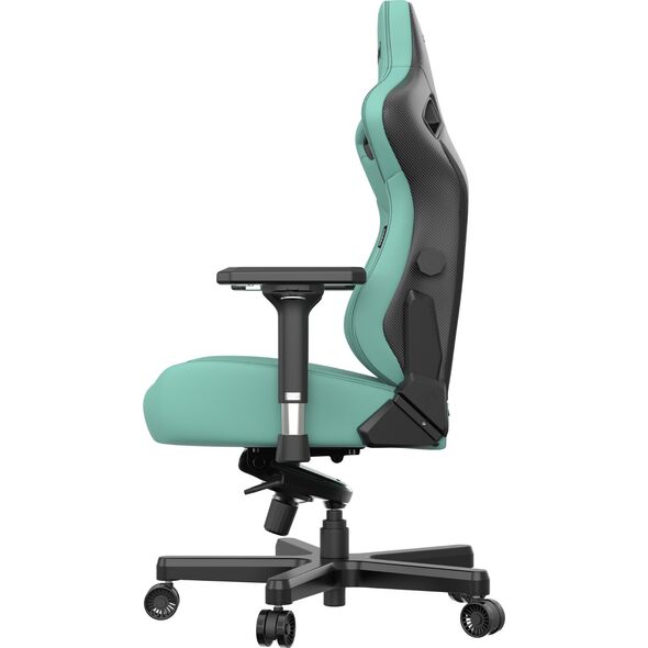 Fotel Anda Seat Fotel gamingowy skórzany Anda Seat Kaiser 3 XL zielony obrotowy