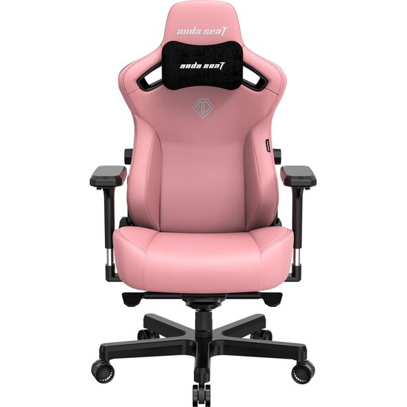 Fotel Anda Seat Fotel gamingowy skórzany Anda Seat Kaiser 3 XL różowy obrotowy