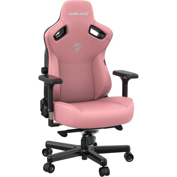 Fotel Anda Seat Fotel gamingowy skórzany Anda Seat Kaiser 3 XL różowy obrotowy