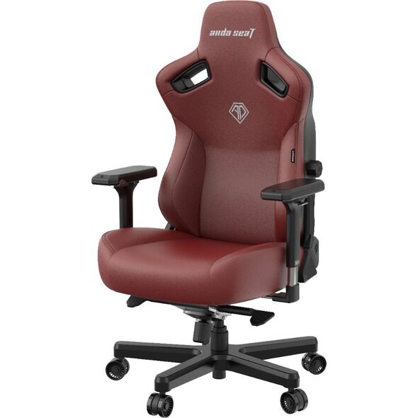 Fotel Anda Seat Fotel gamingowy skórzany Anda Seat Kaiser 3 XL bordowy obrotowy