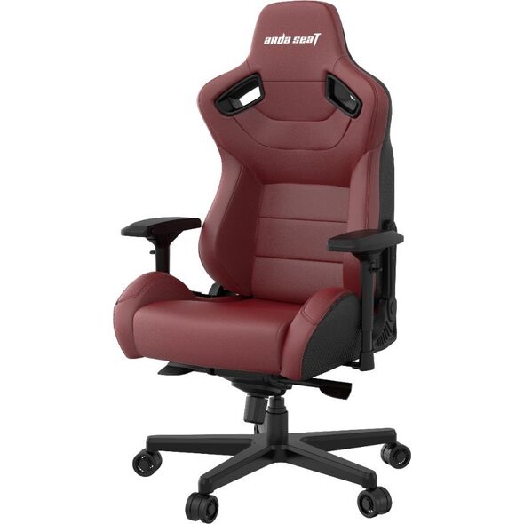 Fotel Anda Seat Fotel gamingowy do biura skórzany Anda Seat Kaiser 2 XL bordowy obrotowy