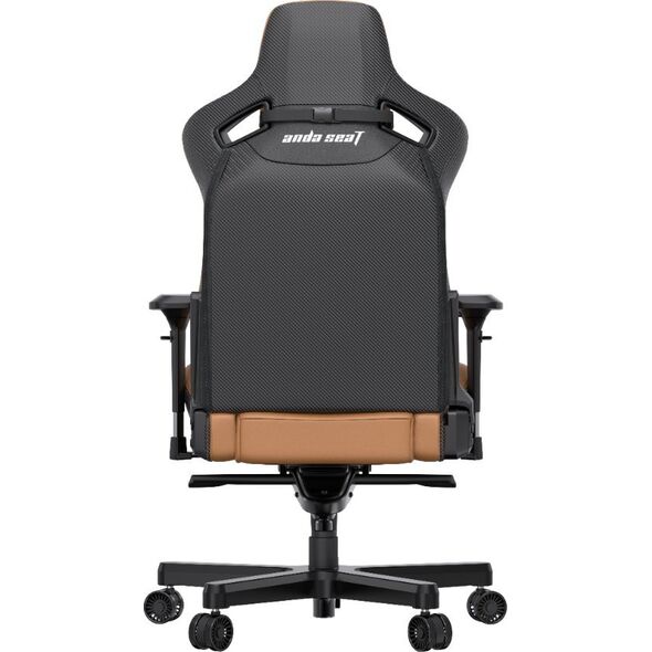 Fotel Anda Seat Fotel gamingowy do biura skórzany Anda Seat Kaiser 2 XL brązowy obrotowy