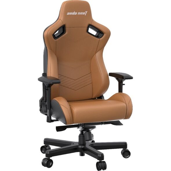 Fotel Anda Seat Fotel gamingowy do biura skórzany Anda Seat Kaiser 2 XL brązowy obrotowy