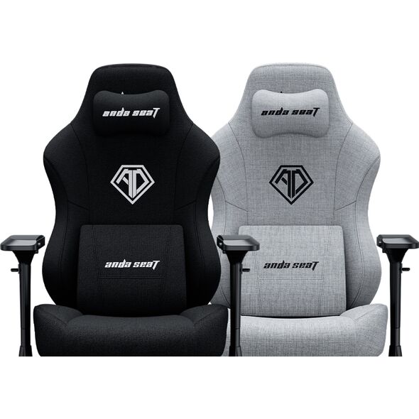 Fotel Anda Seat Fotel gamingowy Phantom 3 PRO L Anda Seat materiałowy szary