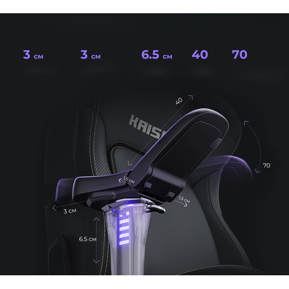 Fotel Anda Seat Fotel gamingowy Kaiser 4 XL Anda Seat skórzany purpurowy