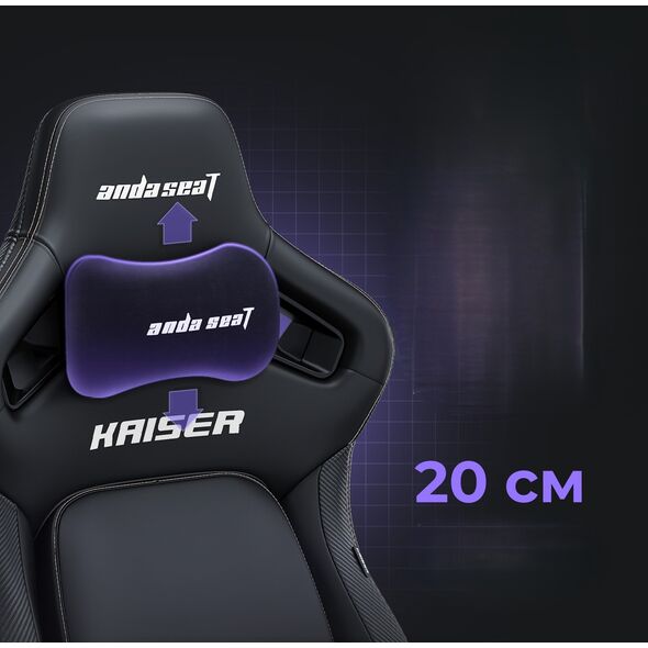 Fotel Anda Seat Fotel gamingowy Kaiser 4 XL Anda Seat materiałowy szary