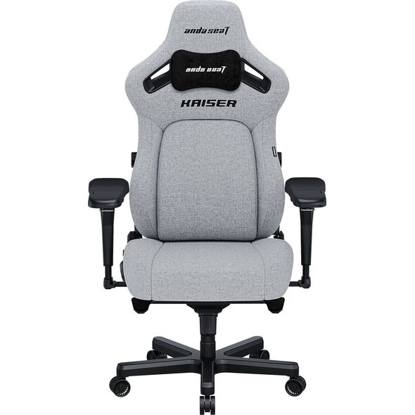 Fotel gamingowy Kaiser 4 L Anda Seat materiałowy szary
