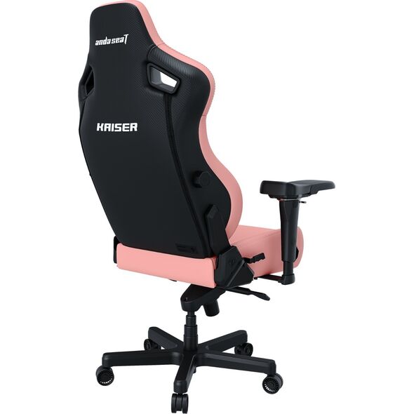 Fotel gamingowy Kaiser 4 L Anda Seat skórzany różowy