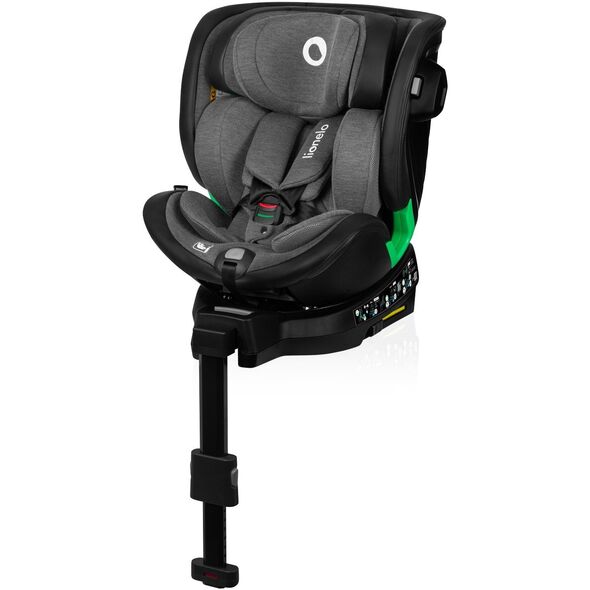 Παιδικό κάθισμα αυτοκινήτου Lionelo Harmony i-Size, 0-36 kg, Grey Graphite Leather