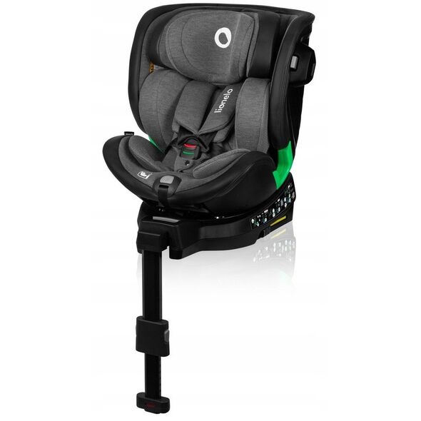 Παιδικό κάθισμα αυτοκινήτου Lionelo Harmony i-Size, 0-36 kg, Grey Graphite Leather