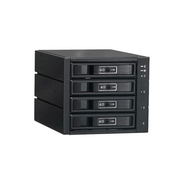 JOUJYE JJ-N-46TM υποστηρίζει SATA3/SAS3 με έως και 12Gbps και μπορεί να φιλοξενήσει έως και 4 x 6,4cm/8,9cm 2,5 ίντσες/3,5 ίντσες HDD/SSD