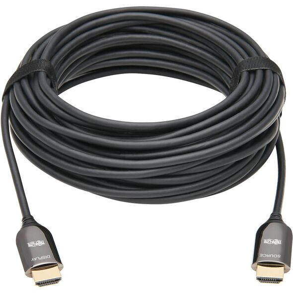 EATON TRIPPLITE 8K HDMI Οπτικό Καλώδιο Ενεργής Οπτικής Ίνας Plenum-Rated AOC 8K UHD 60Hz HDR M/M Μαύρο 20m