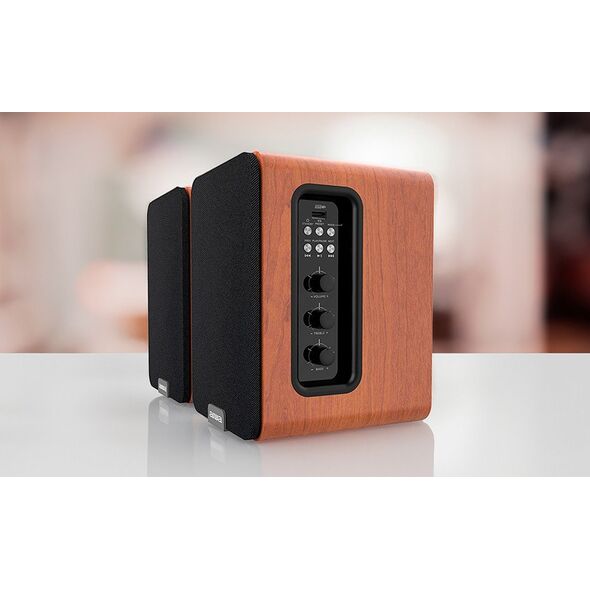 Ζεύγος ενεργών ηχείων Aiwa ASP-A200, καφέ