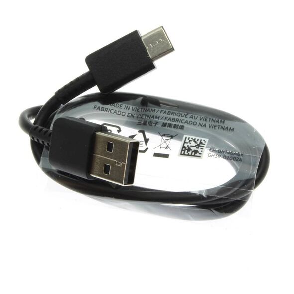Kabel Samsung EP-DR140ABE USB-A - USB-C 0.8m (Bulk - opakowanie zastępcze) - czarny