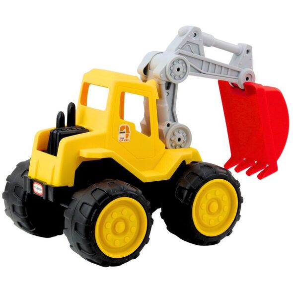 Koparko Ładowarka Ogrodowa Do Piasku Dziecięca Żółta LEAN Toys