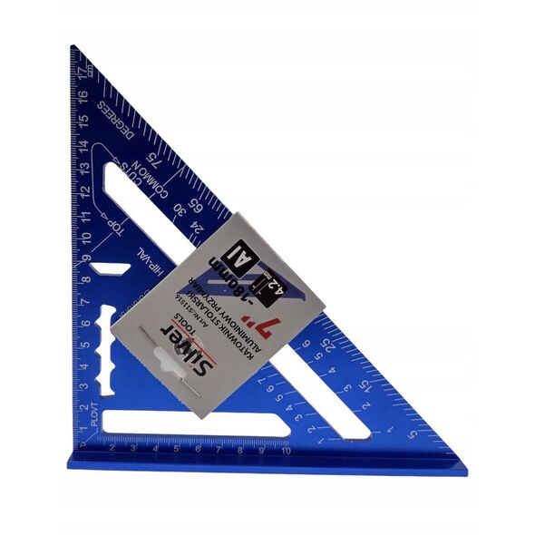 Dailidės Svensono kampinis su pagrindu 180 mm, metrinė gradacija