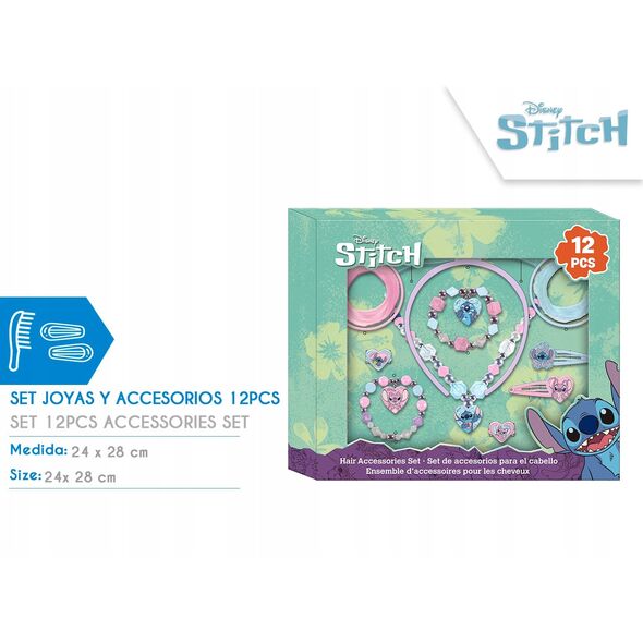 *****Stitch σετ αξεσουάρ και κοσμημάτων για τα μαλλιά 9058