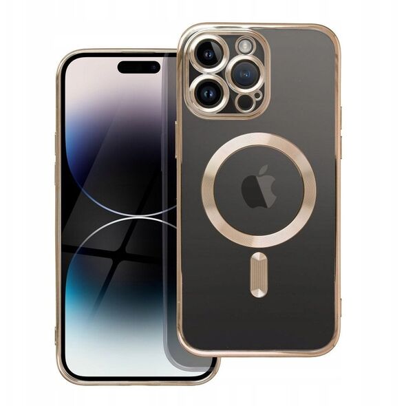 Θήκη ELECTRO MAG COVER συμβατή με MagSafe για IPHONE 16 Pro Max χρυσό
