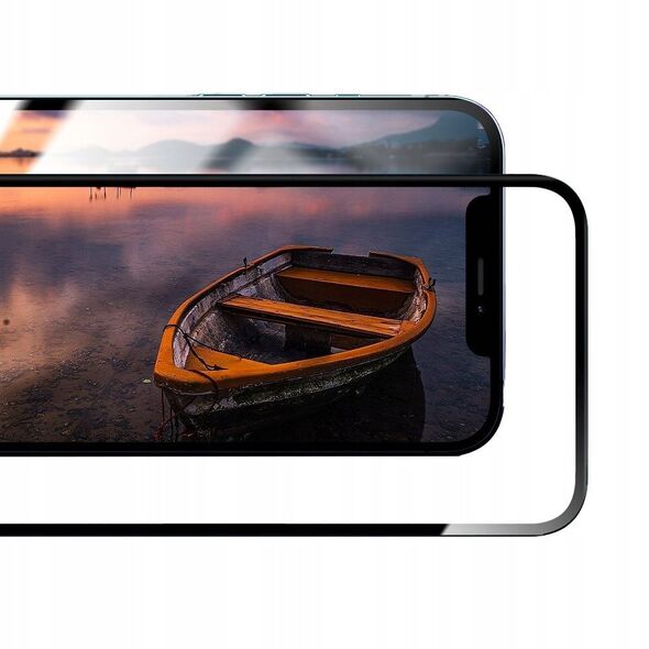 Υβριδικό γυαλί iPhone 16 PLUS FORCELL Flexible 5D μαύρο